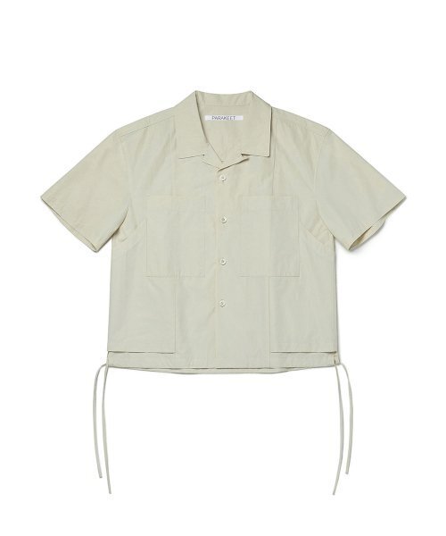 PARAKEET(パラキート)の「ビッグポケットオープンカラーシャツ(クリーム)(シャツ/ブラウス・メンズ・その他・MEDIUM)」の1枚目の写真