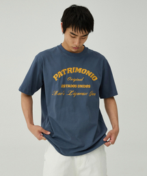 スウェグバー3588パトリモニオヴィンテージネイビーセミオーバーフィット半袖Tシャツ