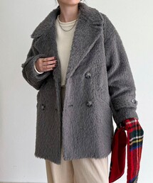 GEVACO（ゲバコ）の「【GEVACO/ゲバコ】別注シャギーPコート（ピーコート）」