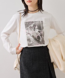 VIS | ロゴ＆フォトアソートプリントロンT(Tシャツ/カットソー)