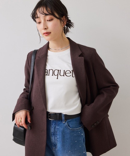 VIS(ビス)の「ロゴ&フォトアソートプリントロンT(Tシャツ/カットソー・レディース・ホワイト/ホワイト系その他/チャコールグレー・FREE)」の19枚目の写真