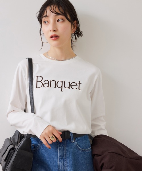 VIS(ビス)の「ロゴ&フォトアソートプリントロンT(Tシャツ/カットソー・レディース・ホワイト/ホワイト系その他/チャコールグレー・FREE)」の18枚目の写真
