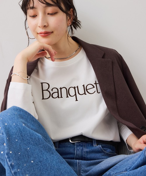 VIS(ビス)の「ロゴ&フォトアソートプリントロンT(Tシャツ/カットソー・レディース・ホワイト/ホワイト系その他/チャコールグレー・FREE)」の20枚目の写真