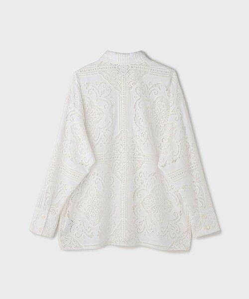 Diagram(ダイアグラム)の「パネル刺繍シャツ(シャツ/ブラウス・レディース・キナリ/ホワイト・36)」の12枚目の写真