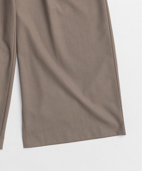 PRANK PROJECT（プランクプロジェクト）の「【2026Spring Pre-Order】ダブルウエストスラックス / Double-Waist Slacks（スラックス・レディース・ブラック/グレイッシュベージュ/ホワイト・36/38）」の20枚目の写真