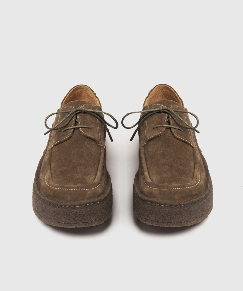 LOSTGARDEN(ロストガーデン)の「UNIFORM Crepe Derby Brown(ドレスシューズ・メンズ・その他・44/40/42/43/40.5/42.5/41.5/43.5/41)」の1枚目の写真