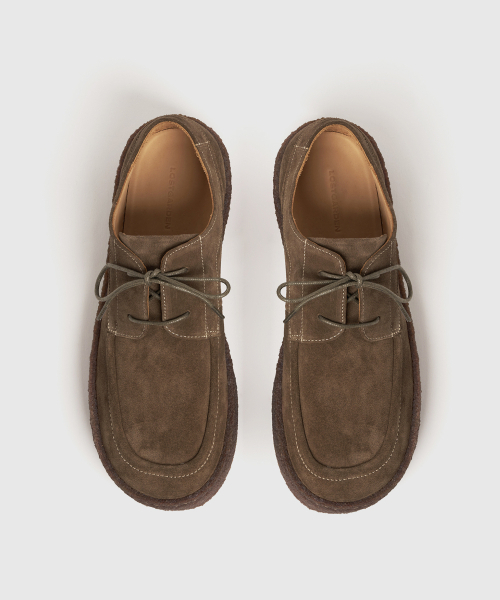LOSTGARDEN(ロストガーデン)の「UNIFORM Crepe Derby Brown(ドレスシューズ・メンズ・その他・44/40/42/43/40.5/42.5/41.5/43.5/41)」の3枚目の写真