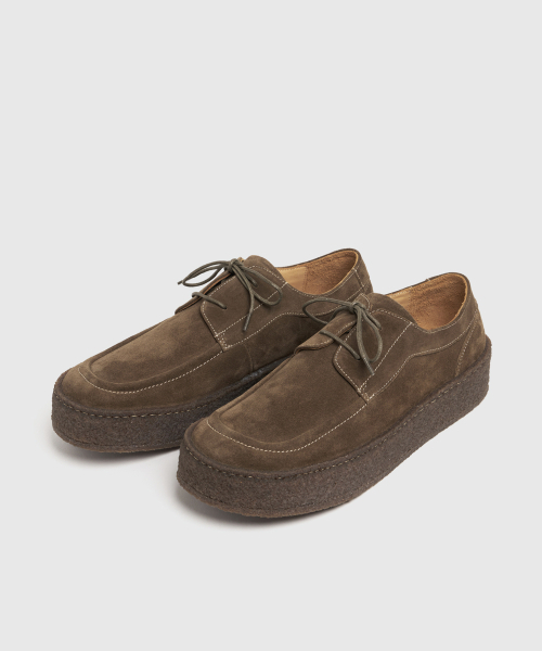 LOSTGARDEN(ロストガーデン)の「UNIFORM Crepe Derby Brown(ドレスシューズ・メンズ・その他・44/40/42/43/40.5/42.5/41.5/43.5/41)」の4枚目の写真