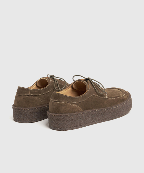 LOSTGARDEN(ロストガーデン)の「UNIFORM Crepe Derby Brown(ドレスシューズ・メンズ・その他・44/40/42/43/40.5/42.5/41.5/43.5/41)」の5枚目の写真