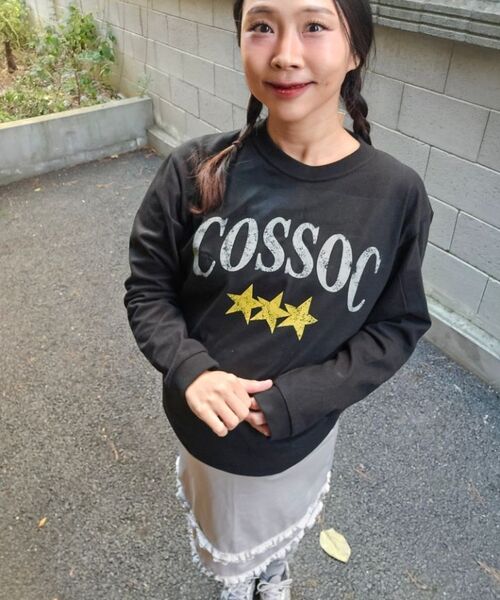 COSO(コソ)の「スタークラックロングスリーブ長袖(ブラック)(Tシャツ/カットソー・レディース・ブラック・MEDIUM/LARGE)」の2枚目の写真