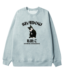 シャドウキャット 裏起毛 オーバーサイズ スウェット [グレー]