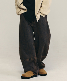 REFLYPERKY（リフライパーキー）の「RE8512 サーファーブ カーブド デニム (ブロークンブリック)（デニムパンツ）」