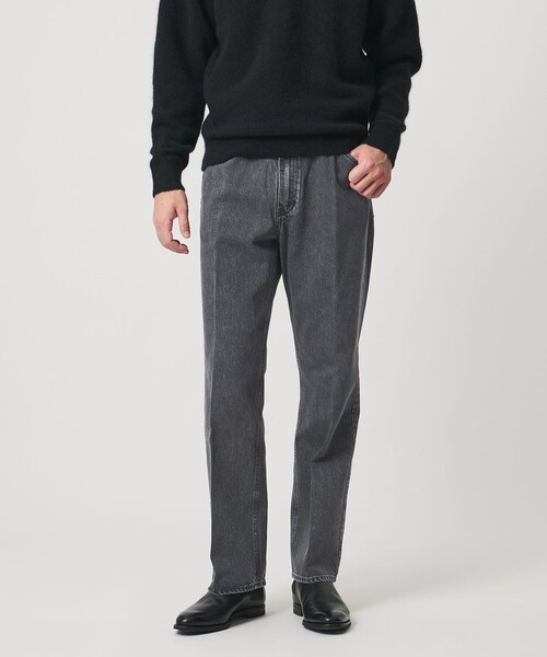 UNITED ARROWS（ユナイテッドアローズ）の「ブラック×ブラック デニム ロデオストレート（デニムパンツ・メンズ・ライトグレー・S/XL/M/L）」の2枚目の写真