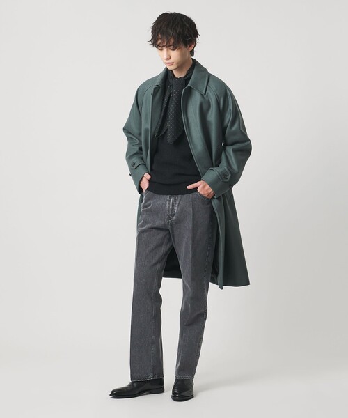 UNITED ARROWS（ユナイテッドアローズ）の「ブラック×ブラック デニム ロデオストレート（デニムパンツ・メンズ・ライトグレー・S/XL/M/L）」の4枚目の写真