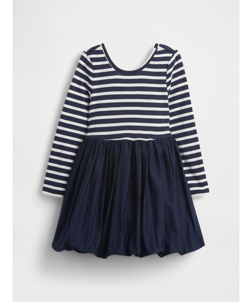 GAP（ギャップ）の「ミックスメディア バブルワンピース (幼児・ベビー)（ワンピース・キッズ・ネイビー/ピンク・95cm/80ｃｍ/90cm/100cm/105cm/70cm/110cm）」の3枚目の写真