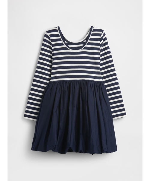 GAP（ギャップ）の「ミックスメディア バブルワンピース (幼児・ベビー)（ワンピース・キッズ・ネイビー/ピンク・95cm/80ｃｍ/90cm/100cm/105cm/70cm/110cm）」の5枚目の写真