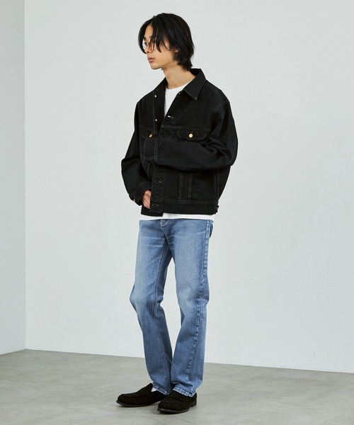 Lee(リー)の「【ハイパワーストレッチ】Lee LASTIC スリムストレートデニムパンツ(デニムパンツ・メンズ・ブルー・SMALL/MEDIUM/X-LARGE/X-SMALL)」の8枚目の写真