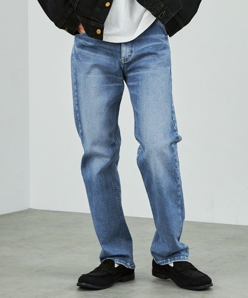 Lee(リー)の「【ハイパワーストレッチ】Lee LASTIC スリムストレートデニムパンツ(デニムパンツ・メンズ・ブルー・SMALL/MEDIUM/X-LARGE/X-SMALL)」の12枚目の写真