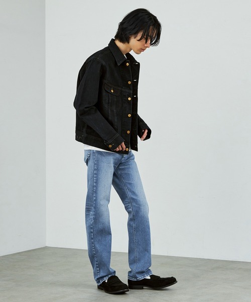 Lee(リー)の「【ハイパワーストレッチ】Lee LASTIC スリムストレートデニムパンツ(デニムパンツ・メンズ・ブルー・SMALL/MEDIUM/X-LARGE/X-SMALL)」の9枚目の写真
