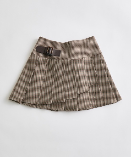 OLIVE des OLIVE（オリーブデオリーブ）の「アシメプリーツスカート（スカート・レディース・ブラウン/グレー系その他/チャコールグレー・FREE）」の13枚目の写真