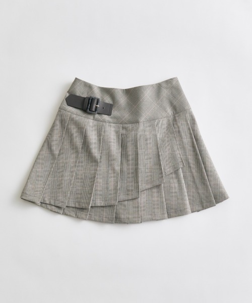 OLIVE des OLIVE（オリーブデオリーブ）の「アシメプリーツスカート（スカート・レディース・ブラウン/グレー系その他/チャコールグレー・FREE）」の18枚目の写真