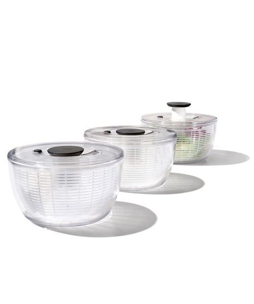 OXO（オクソー）の「OXO（オクソー）クリアサラダスピナー大（キッチンツール・レディース・クリア・ONE SIZE）」の8枚目の写真