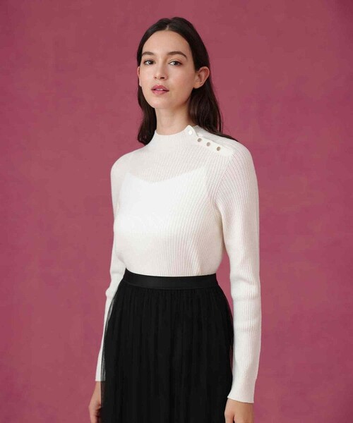 ANAYI アナイ メリノワイドリブハイネック プルオーバー 38 メリノワイドリブハイネック プルオーバー|ANAYI OFFICIAL ONLINE