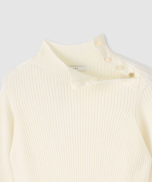 ANAYI（アナイ）の「メリノワイドリブハイネック プルオーバー（ニット/セーター・レディース・オフホワイト・38）」の8枚目の写真