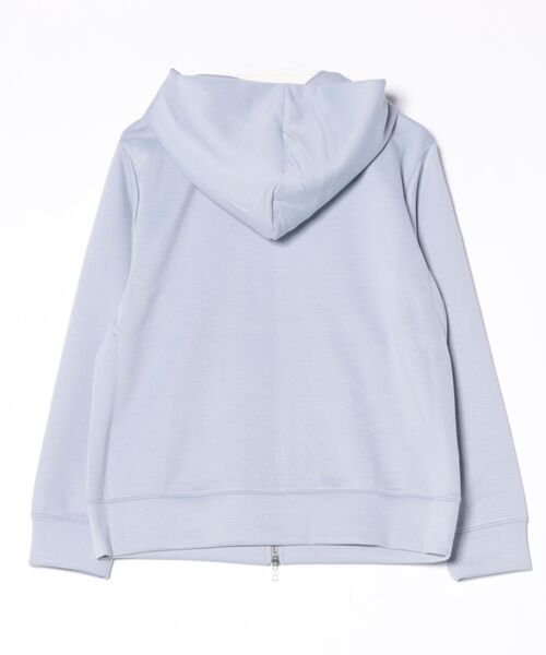 Honeys（ハニーズ）の「ダブルジップパーカー（パーカー・レディース・アイボリー/ブラック/サックスブルー/グレイッシュベージュ/ピンク・S/M/LL/L）」の11枚目の写真