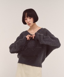 フェイクスエードタッセルトートBAG