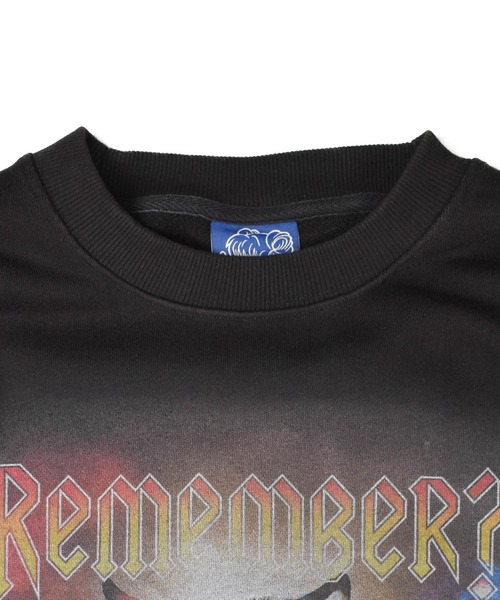 Remember.(リメンバー)の「【Remember./リメンバー】Remember Wolf Sweat(スウェット・メンズ・ブラック・MEDIUM)」の5枚目の写真