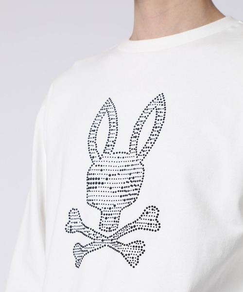 Psycho Bunny（サイコバニー）の「スタッズバニー ロングスリーブTシャツ（Tシャツ/カットソー・メンズ・ブラック/ホワイト・X-LARGE/LARGE/MEDIUM/SMALL）」の7枚目の写真
