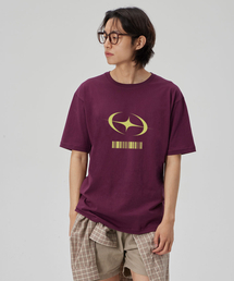 [FLASH BARCODE] CREW NECK TEE_WINE