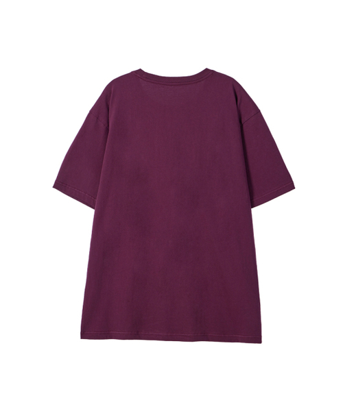 MAKEITTO（メイキット）の「[FLASH BARCODE] CREW NECK TEE_WINE（Tシャツ/カットソー・メンズ・その他・MEDIUM/LARGE/X-LARGE/XX-LARGE）」の4枚目の写真