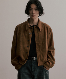 HOOVES（フーブス）の「ヴィーガンスエードクロップジャケット [サドルブラウン]（その他アウター）」