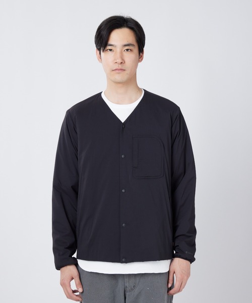 Snow Peak（スノーピーク）の「Snow Peak / Flexible Insulated Cardigan  フレキシブル 断熱 カーディガン（カーディガン/ボレロ・メンズ・ブラック/チャコール/グレイッシュベージュ/ホワイト・S/XL/L/M）」の2枚目の写真