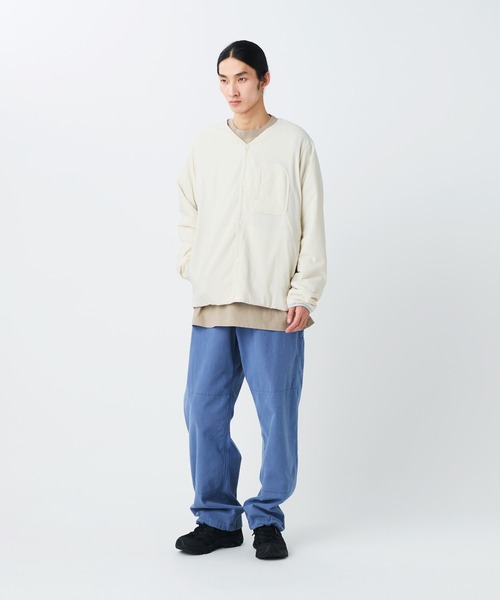 Snow Peak（スノーピーク）の「Snow Peak / Flexible Insulated Cardigan  フレキシブル 断熱 カーディガン（カーディガン/ボレロ・メンズ・ブラック/チャコール/グレイッシュベージュ/ホワイト・S/XL/L/M/1）」の12枚目の写真