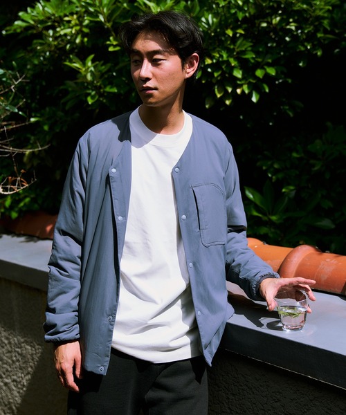 Snow Peak（スノーピーク）の「Snow Peak / Flexible Insulated Cardigan  フレキシブル 断熱 カーディガン（カーディガン/ボレロ・メンズ・ブラック/チャコール/グレイッシュベージュ/ホワイト・S/XL/L/M/1）」の5枚目の写真