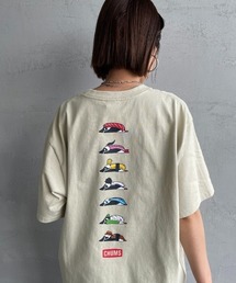 CHUMS（チャムス）の「【WEB先行予約】[CHUMS チャムス] 別注 BOOBY SUSHI FRIENDS バックプリント ショートスリーブTシャツ (WEB限定)（Tシャツ/カットソー）」