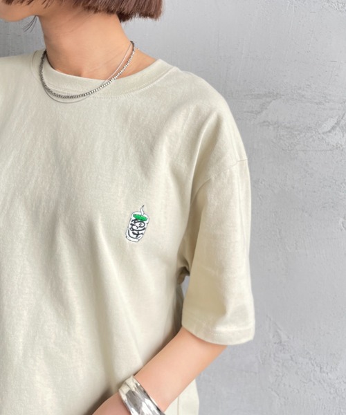 CHUMS（チャムス）の「[CHUMS/チャムス] 別注 BOOBY SUSHI FRIENDS バックプリント ショートスリーブTシャツ（Tシャツ/カットソー・レディース・ブラック/グレイッシュベージュ/ホワイト・M/L/XL/XXL）」の8枚目の写真