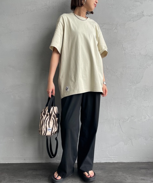 CHUMS（チャムス）の「[CHUMS/チャムス] 別注 BOOBY SUSHI FRIENDS バックプリント ショートスリーブTシャツ（Tシャツ/カットソー・レディース・ブラック/グレイッシュベージュ/ホワイト・M/L/XL/XXL）」の14枚目の写真