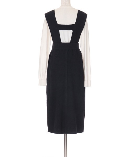Chesty(チェスティー)の「フラワーショルダーニットジャンパースカート(ジャンパースカート・レディース・ブラウン/ブラック・1/0)」の8枚目の写真