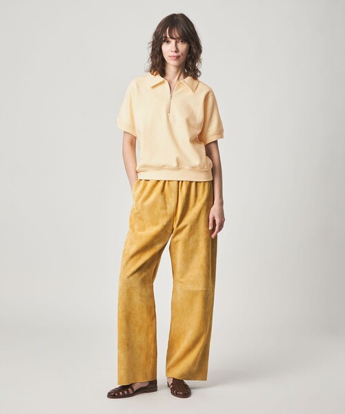 Steven Alan（スティーブンアラン）の「＜Steven Alan＞コットン スウェット ハーフジップ プルオーバー（Tシャツ/カットソー・レディース・オフホワイト/ダークブラウン/ネイビー・FREE）」の7枚目の写真