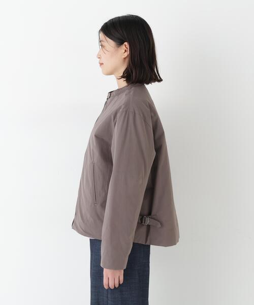 human woman(ヒューマンウーマン)の「◆【弱撥水素材】タフタ中綿入りブルゾン(ブルゾン・レディース・グレー系その他/ベージュ系その他2・MEDIUM)」の18枚目の写真