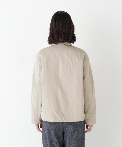 human woman(ヒューマンウーマン)の「◆【弱撥水素材】タフタ中綿入りブルゾン(ブルゾン・レディース・グレー系その他/ベージュ系その他2・MEDIUM)」の10枚目の写真
