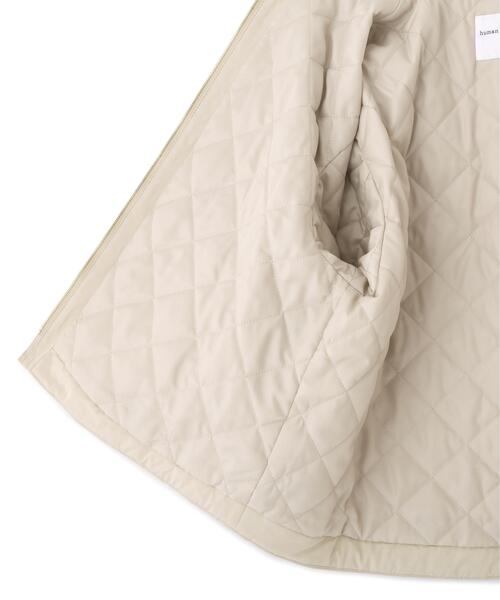 human woman(ヒューマンウーマン)の「◆【弱撥水素材】タフタ中綿入りブルゾン(ブルゾン・レディース・グレー系その他/ベージュ系その他2・MEDIUM)」の11枚目の写真
