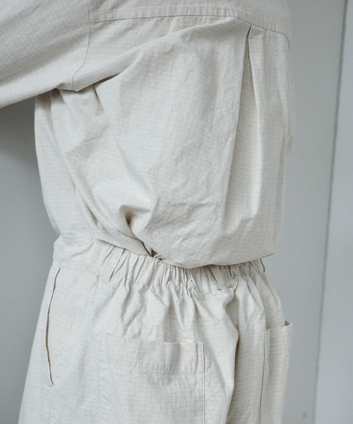 JOURNAL STANDARD LUXE（ジャーナルスタンダード　ラックス）の「リップストップ オールインワン（つなぎ/オールインワン・レディース・カーキ/アイボリー・FREE）」の5枚目の写真