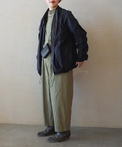 JOURNAL STANDARD LUXE（ジャーナルスタンダード　ラックス）の「リップストップ オールインワン（つなぎ/オールインワン・レディース・カーキ/アイボリー・FREE）」の6枚目の写真