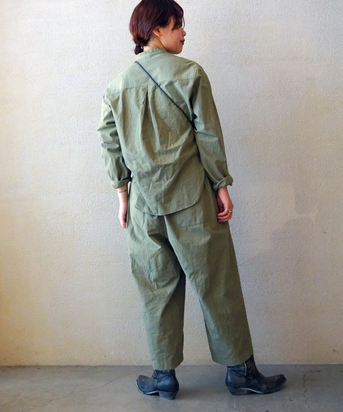 JOURNAL STANDARD LUXE（ジャーナルスタンダード　ラックス）の「リップストップ オールインワン（つなぎ/オールインワン・レディース・カーキ/アイボリー・FREE）」の8枚目の写真