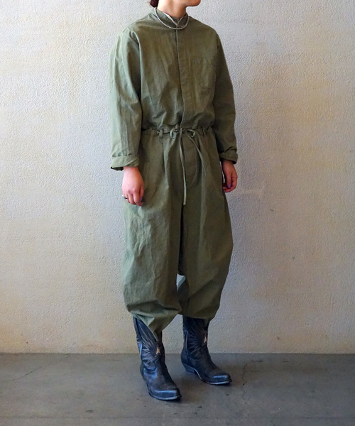 JOURNAL STANDARD LUXE（ジャーナルスタンダード　ラックス）の「リップストップ オールインワン（つなぎ/オールインワン・レディース・カーキ/アイボリー・FREE）」の9枚目の写真